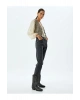 Düz Paça Kot Pantolon Normal Bel Düğmeli Cepli - Mom Jean