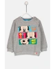 Erkek Bebek Gri Melanj D5P Sweatshirt