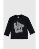 Erkek Bebek Yeni Siyah Cvl Sweatshirt
