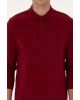Erkek Bordo Basic Sweatshirt