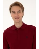 Erkek Bordo Basic Sweatshirt