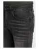 Erkek Leo Black Gri Jean Pantolon