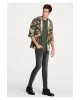 Erkek Leo Black Gri Jean Pantolon