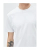 Erkek T-shirt 4sam10085hk Beyaz