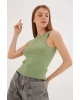 Fashion Friends Crop Atlet Haki