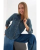 Fashion Friends Denim Gömlek Mavi