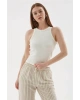 Fashion Friends Halter Yaka Atlet Ekru