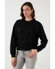 Fashion Friends Pamuk Karışımlı Regular Fit Bisiklet Yaka Cepli Sweat SWEAT 2