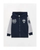 fermuarlı kapşonlu sweatshirt