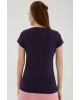 Havuz Yaka T-shirt Lacivert