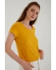 Havuz Yaka T-shirt Sarı