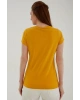 Havuz Yaka T-shirt Sarı