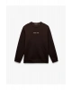 İşleme Detaylı Uzun Kollu Bisiklet Yaka Sweatshirt