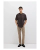 Jake Black Koyu Bej Gabardin Pantolon