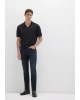 Jake Mavi Black Puslu Gece Mavisi Jean Pantolon