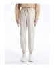 Kadın Beli Lastikli Düz Jogger Pantolon