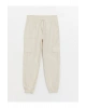 Kadın Beli Lastikli Düz Jogger Pantolon