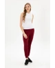 Kadın Bordo Jogger Eşofman Altı