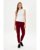 Kadın Bordo Jogger Eşofman Altı