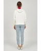 Kadın Kapüşonlu Sweatshirt 5370374 Ekru