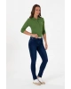 Kadın Koyu Mavi Toohpick Fit Jean Pantolon