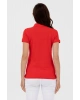 Kadın Polo Yaka Armalı T-shirt 1567889 Kırmızı