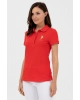 Kadın Polo Yaka Armalı T-shirt 1567889 Kırmızı