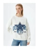 Kadın Sweatshirt Ekru 5wal10132ık