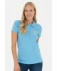 Kadın Basic Polo Yaka Tişört 1567889