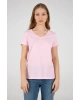 Kadın V Yaka Tshirt