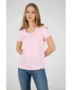 Kadın V Yaka Tshirt