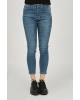 Kadın Yüksek Bel Jean Pantolon 5370693 Mavi