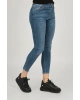 Kadın Yüksek Bel Jean Pantolon 5370693 Mavi