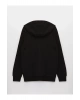 Kapüşonlu Basic Uzun Kollu Kız Çocuk Fermuarlı Sweatshirt