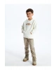Kapüşonlu Baskılı Erkek Bebek Sweatshirt