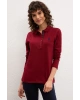 Kırmızı Kadın Sweatshirt