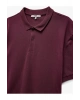 Kısa Kollu Pamuklu Pike Kumaş Polo Yaka Slim Fit Tişört