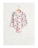 Kız Bebek Pembe Gri Body