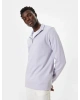 KOTON Basic Pamuklu Yarım Fermuarlı Sweatshirt