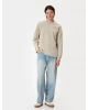 KOTON Bisiklet Yaka Sweatshirt Basic Uzun Kollu Pamuklu İnterlok Kumaş