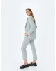 KOTON Cepli Slim Fit Yüksek Bel Cigarette Kumaş Pantolon
