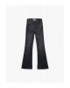 Koton Dar Kesim Düğmeli Pamuklu İspanyol Paça Jean Pantolon - Flare Jeans