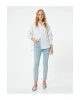 Koton Dar Kesim Yüksek Bel Kot Pantolon Esnek Cepli Pamuklu - Carmen Skinny Jeans