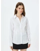 KOTON Klasik Yaka Uzun Kollu Slim Fit Gömlek