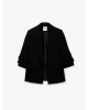 KOTON Krep Kumaş Şal Yaka 3/4 Kollu Blazer Ceket