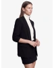 KOTON Krep Kumaş Şal Yaka 3/4 Kollu Blazer Ceket
