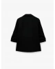 KOTON Krep Kumaş Şal Yaka 3/4 Kollu Blazer Ceket