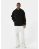 KOTON Oversize Sweatshirt Kapşonlu Basic Uzun Kollu Kanguru Cep Detaylı Şardonlu