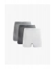 Koton Pamuklu Basic Çizgili Lastik Detaylı 3lü Boxer Set