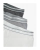 Koton Pamuklu Basic Çizgili Lastik Detaylı 3lü Boxer Set